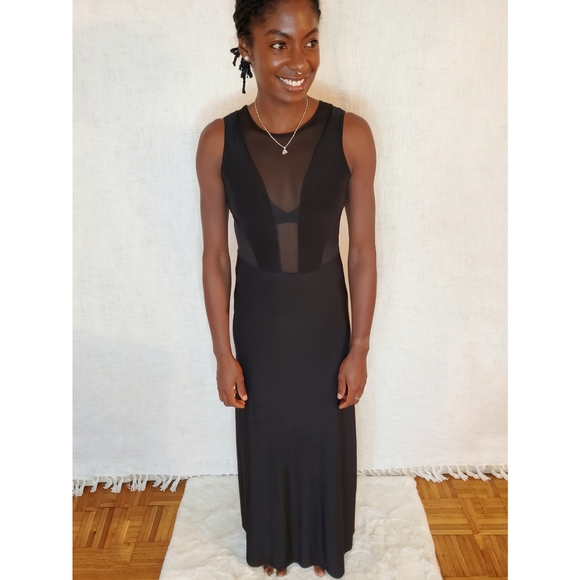 NEW COCKTAIL PARTY LONG DRESS- Size S🖤 - Picture 3 of 5